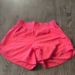 lululemon athletica Pink Athletic Shorts Lightweight Moisture-Wicking